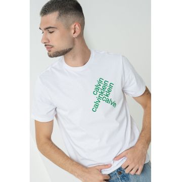 Tricou regular fit cu imprimeu logo