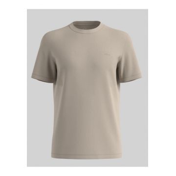 Tricou uni regular fit - cu decolteu la baza gatului
