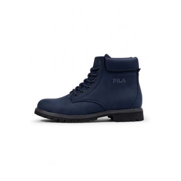 Bocanci mid-cut de piele ecologica Maverick