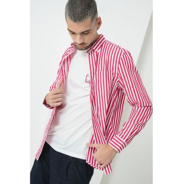 Camasa regular fit cu model in dungi