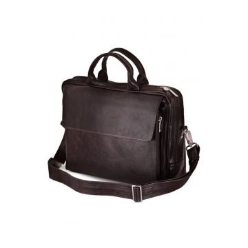 Geanta barbateasca din piele pentru laptop  SL30 Rothen