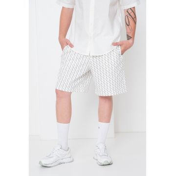 Pantaloni scurti cu model logo