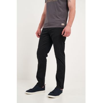 Pantaloni uni cu talie medie