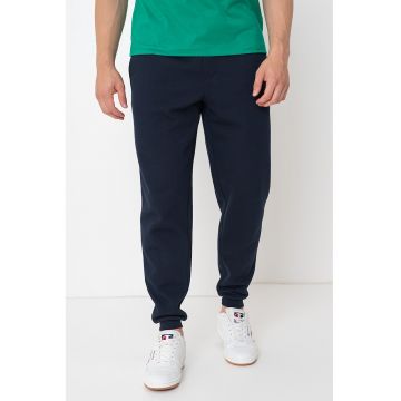 Pantaloni uni de trening din amestec de bumbac