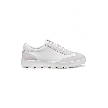 Pantofi sport de piele si piele intoarsa