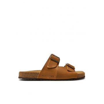Papuci barbati  303508746 - Piele naturala - Maro