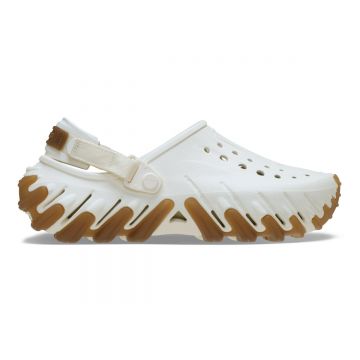Saboti Crocs Echo Gum RO Clog Alb - Chalk