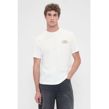 Tricou de bumbac cu imprimeu grafic