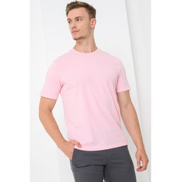Tricou de bumbac cu logo discret