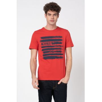 Tricou din bumbac cu imprimeu logo