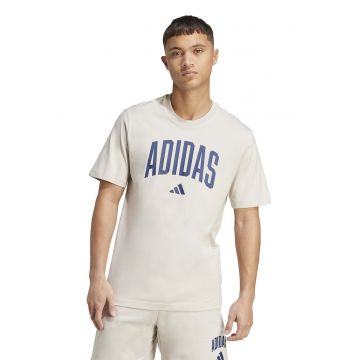Tricou lejer de bumbac cu imprimeu logo
