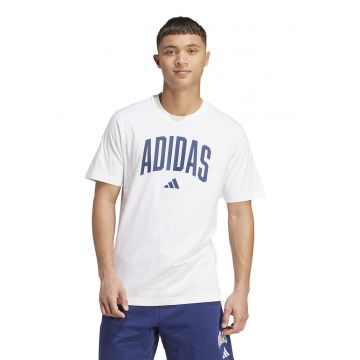 Tricou lejer de bumbac cu imprimeu logo