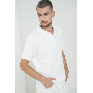 Tricou polo din bumbac cu logo