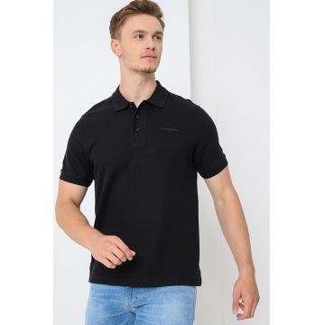 Tricou polo din bumbac cu logo