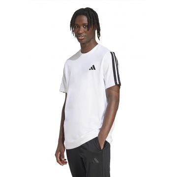 Tricou regular fit cu decolteu la baza gatului