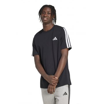 Tricou regular fit cu decolteu la baza gatului