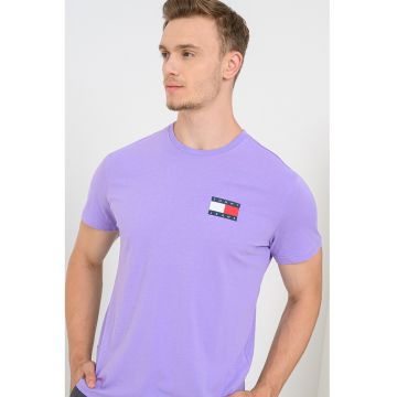 Tricou slim fit cu logo