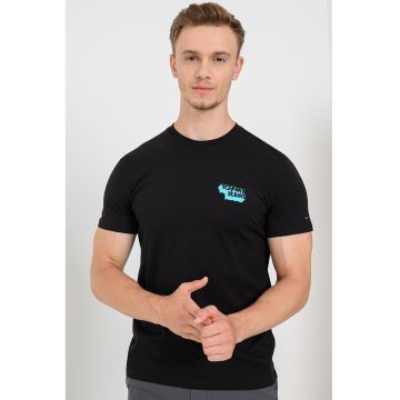 Tricou slim fit de bumbac