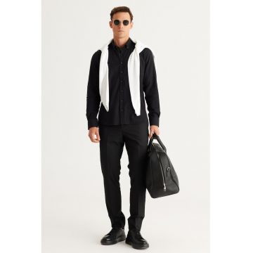 Camasa slim fit cu maneci lungi