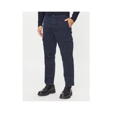 Pantaloni barbati -  303387495 - Bumbac - Albastru - Albastru