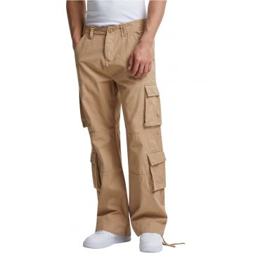 Pantaloni cargo drepti de bumbac