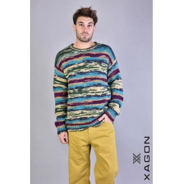 Pulover multicolor regular fit