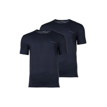 Set de tricouri cu decolteu la baza gatului - 2 piese