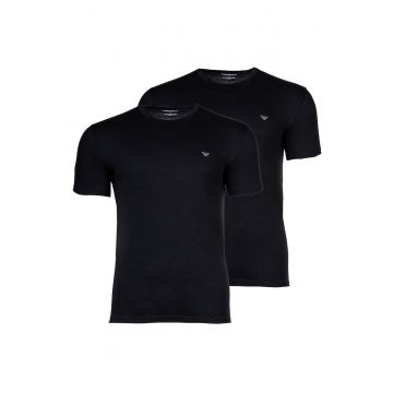 Set de tricouri cu decolteu la baza gatului - 2 piese
