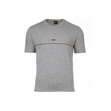 Tricou cu garnitura contrastanta Unique
