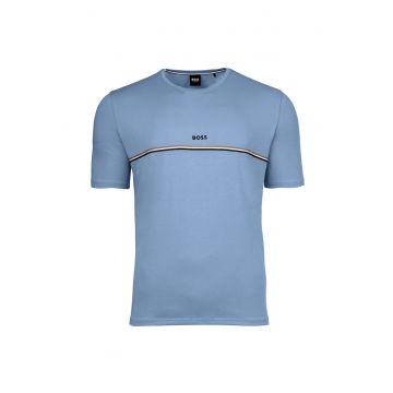 Tricou cu garnitura contrastanta Unique