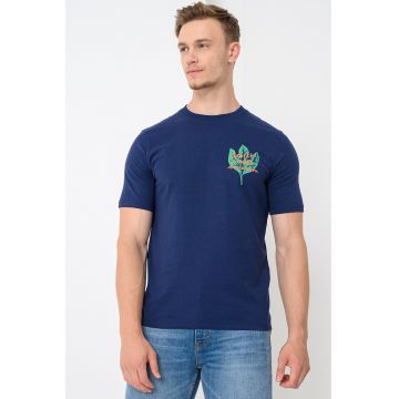 Tricou de bumbac cu imprimeu pe spate
