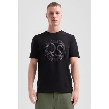 Tricou de bumbac cu logo