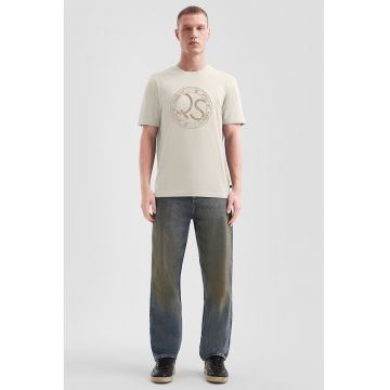 Tricou de bumbac cu logo