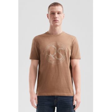 Tricou de bumbac cu logo