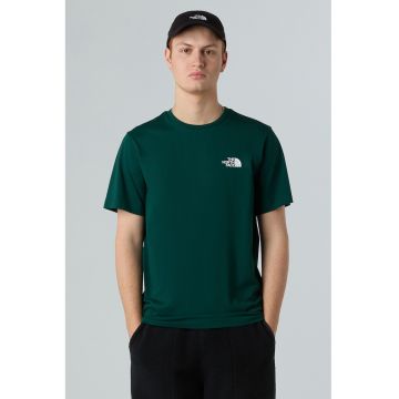 Tricou din amestec de bumbac cu decolteu la baza gatului