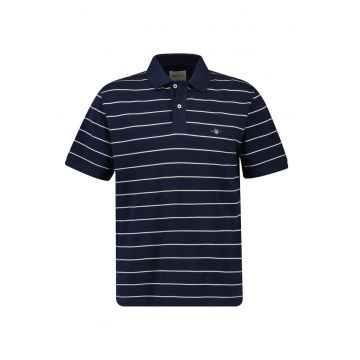 Tricou polo cu model in dungi