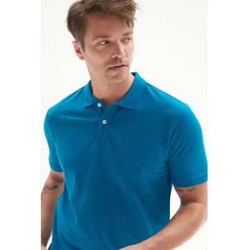 Tricou polo din bumbac pique