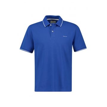 Tricou polo din material pique - Albastru