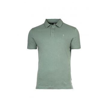 Tricou polo uni de bumbac organic Preston