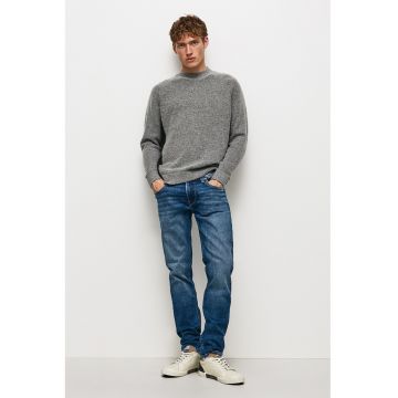 Blugi regular-fit cu design 5 buzunare