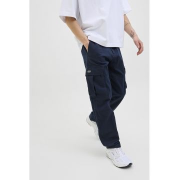 Pantaloni cargo din amestec de bumbac