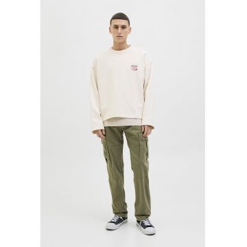 Pantaloni cargo din amestec de bumbac
