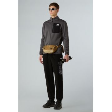 Pantaloni de trening din material fleece cu buzunare Glacier