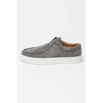 Pantofi slip-ins din piele intoarsa