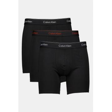 Set de boxeri din amestec de bumbac - 3 perechi - Negru