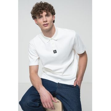 Tricou polo regular-fit de bumbac Deabono