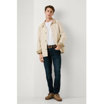 Blugi slim fit cu talie medie