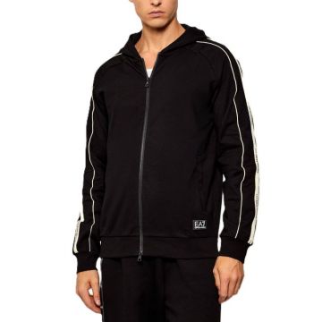 Bluza cu fermoar EA7 TRAIN LOGO SERIES M TAPE HOODIE FZ