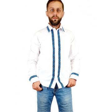 Camasa barbateasca cu motive traditionale - Model I