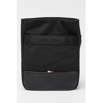 Geanta crossbody cu bareta cu logo